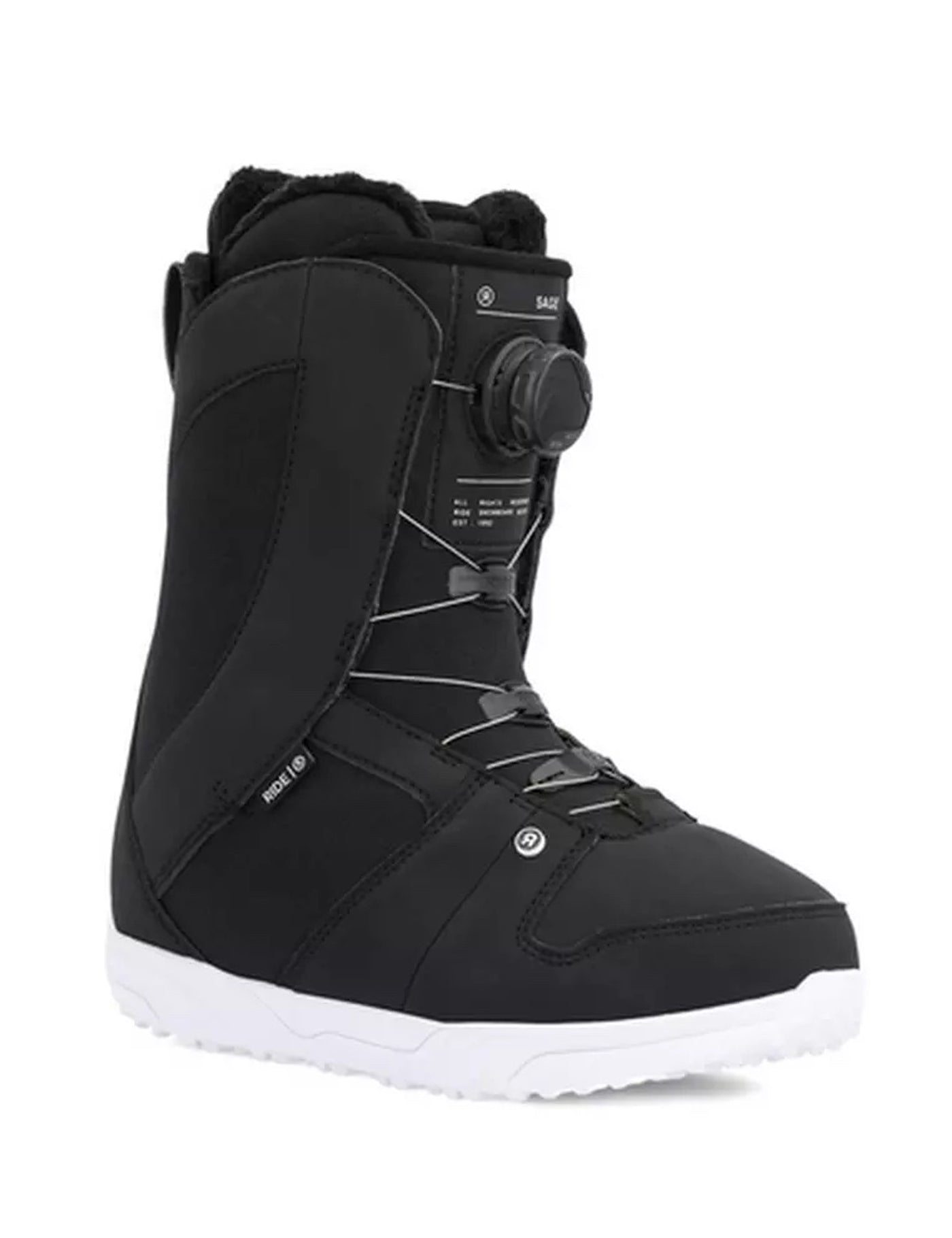 Snowboard Boots RIDE SAGE Boa Womens - Black, 2024