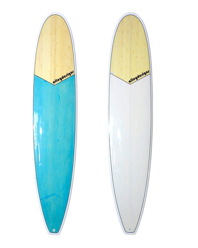 Surfboard 9'6" "The Sunshine Underground" Bamboo Epoxy Pearl FREE BAG + LEASH + FINS + WAX WORTH $150 - Alleydesigns  Pty Ltd                                             ABN: 44165571264