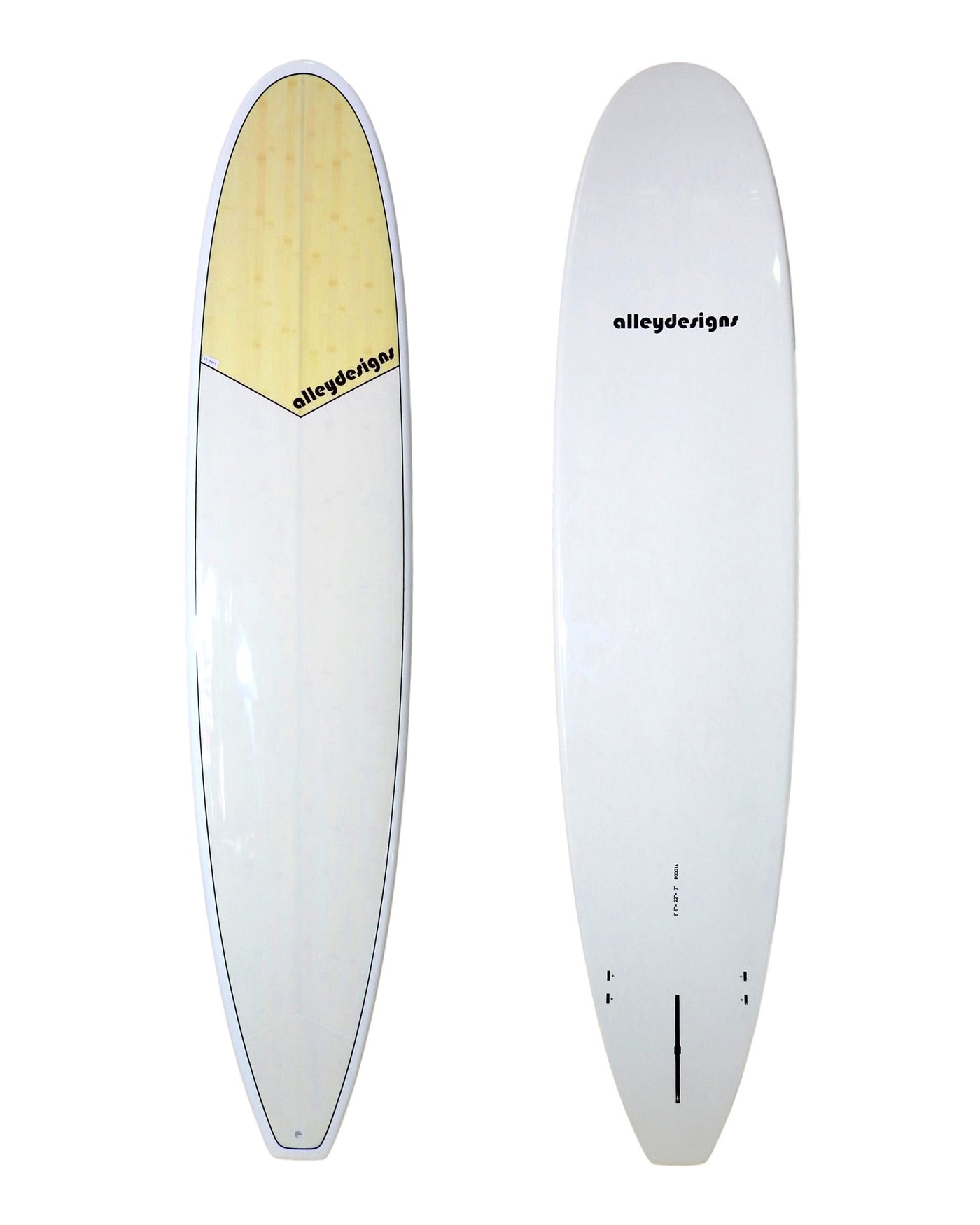 Surfboard 7'6" "The Sunshine Underground" Bamboo Pearl, FREE BAG + LEASH + FINS & WAX WORTH $150 - Alleydesigns  Pty Ltd                                             ABN: 44165571264