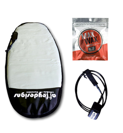 Surfboard Bundle Includes Bag + Leash + Wax - Alleydesigns  Pty Ltd                                             ABN: 44165571264