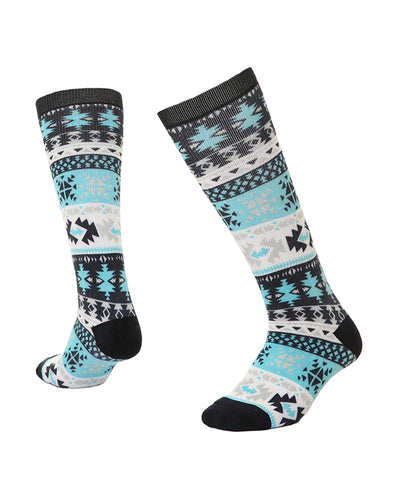 Snow Socks XTM Flash Socks Ladies - Navy Tribal